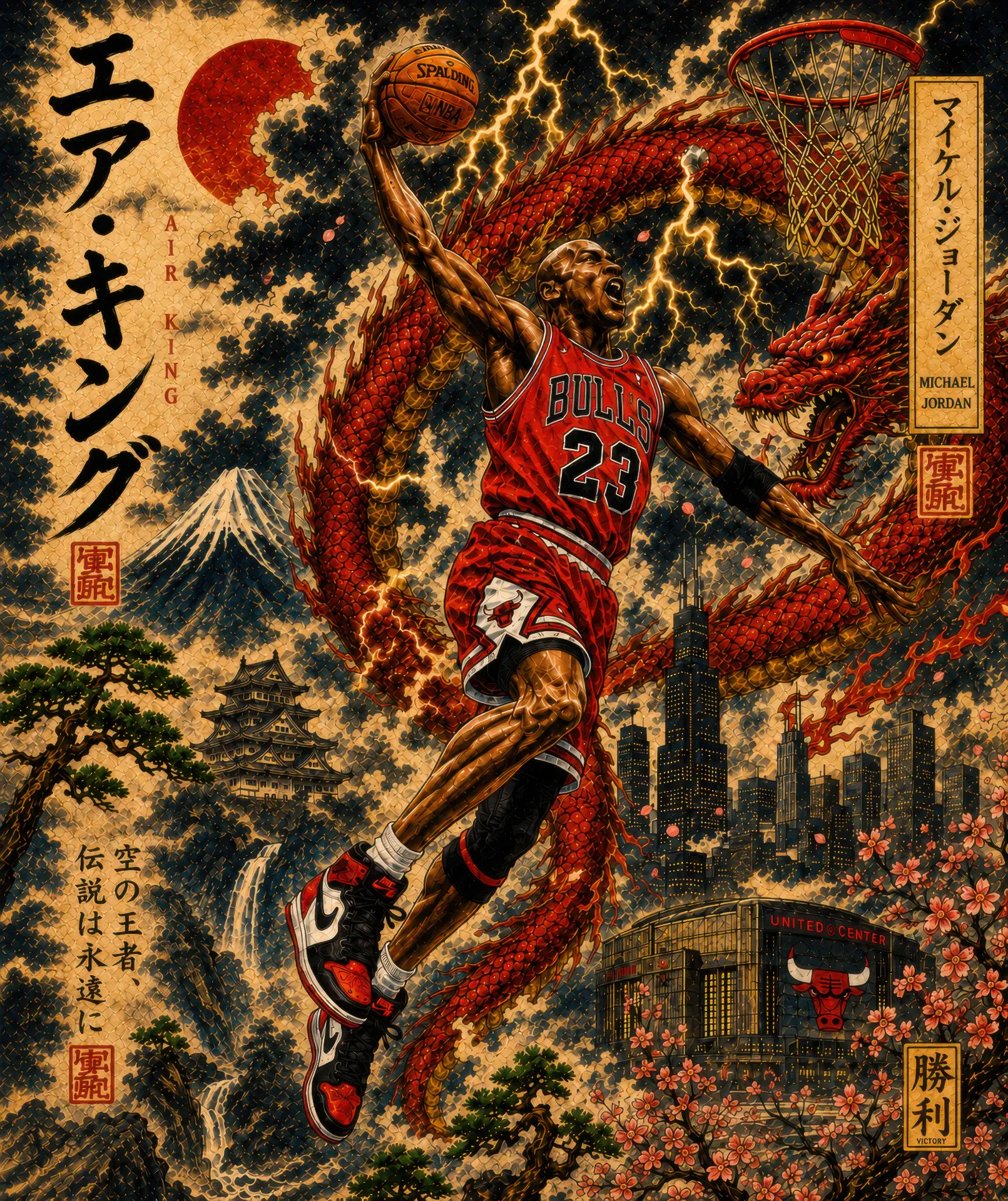 Michael Jordan — Air King.